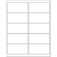 Blank White Permanent Adhesive Labels for Laser/Ink Jet Printer