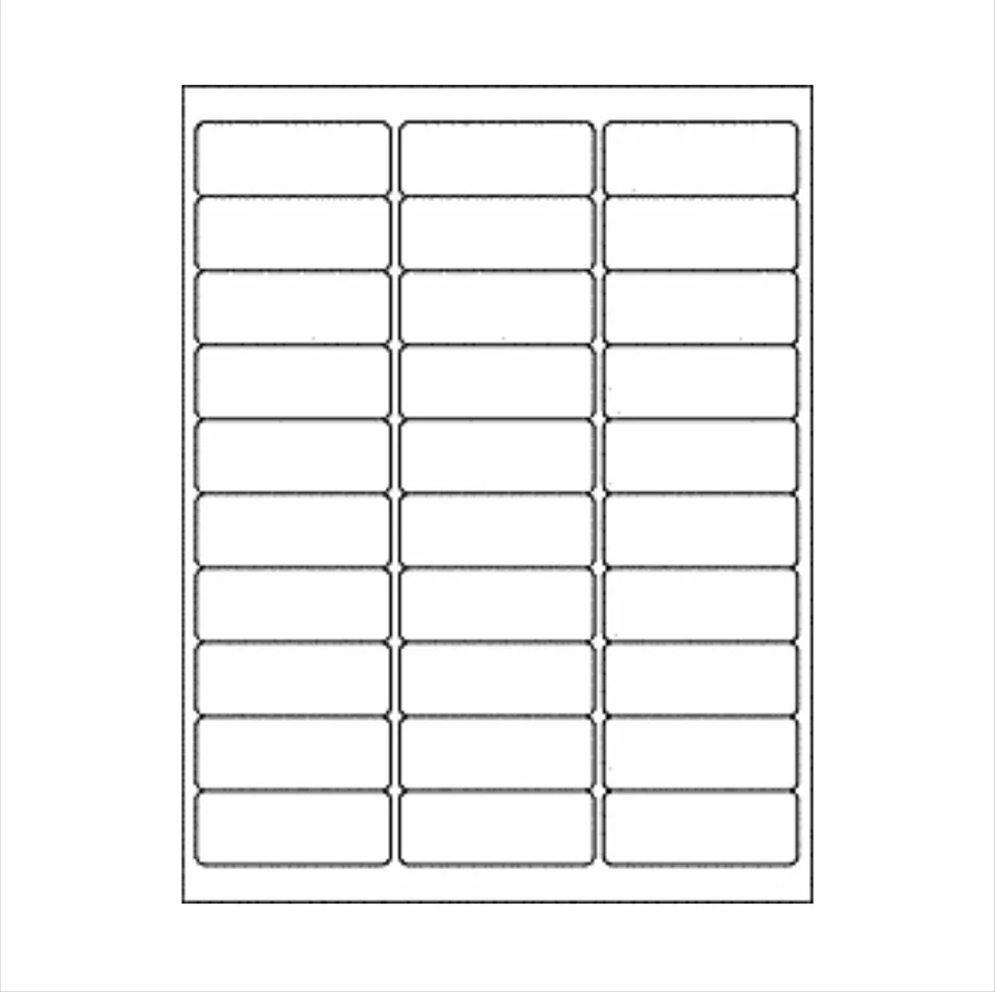4" x Removable Address Labels