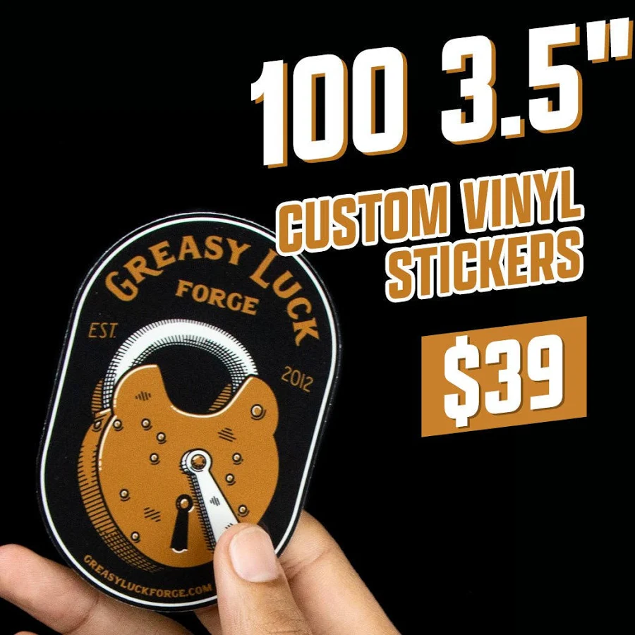 Sticky Brand Custom 3.5" Vinyl Stickers