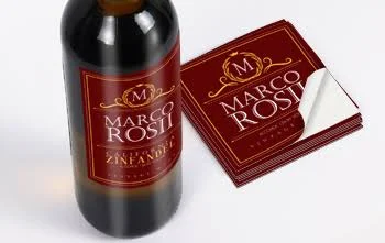 Custom Size Wine Labels - 100 qty