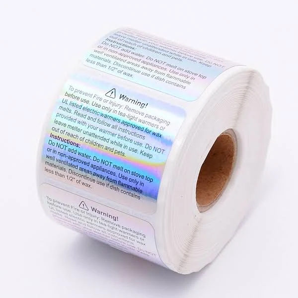 PVC Self Adhesive Kraft Paper Label Tag Stickers