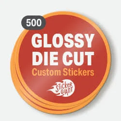 Circle Die Cut Stickers