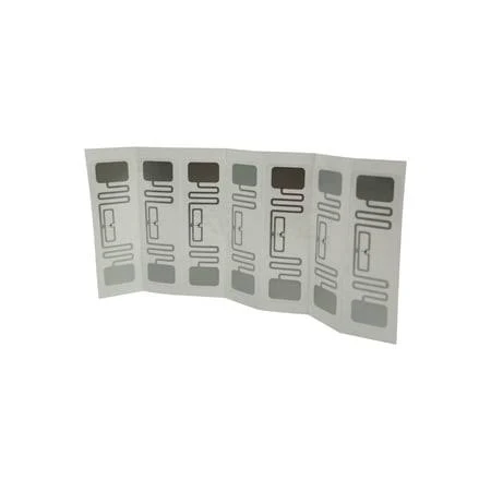 Fongwah 50-Pack Long Range UHF Rfid Wet Inlay Tags, Fanfold Printable Alien H9 Chip Sticker Labels (860-960MHz) for Vehicle Windshield, Asset 