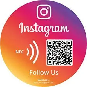 Promotional iTAGL Smart NFC Digital Business Epoxy Sticker
