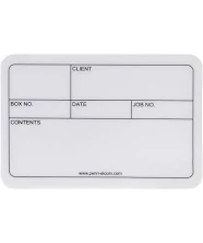 Penn Elcom Large Self-Adhesive Plastic Tour Label D2116L