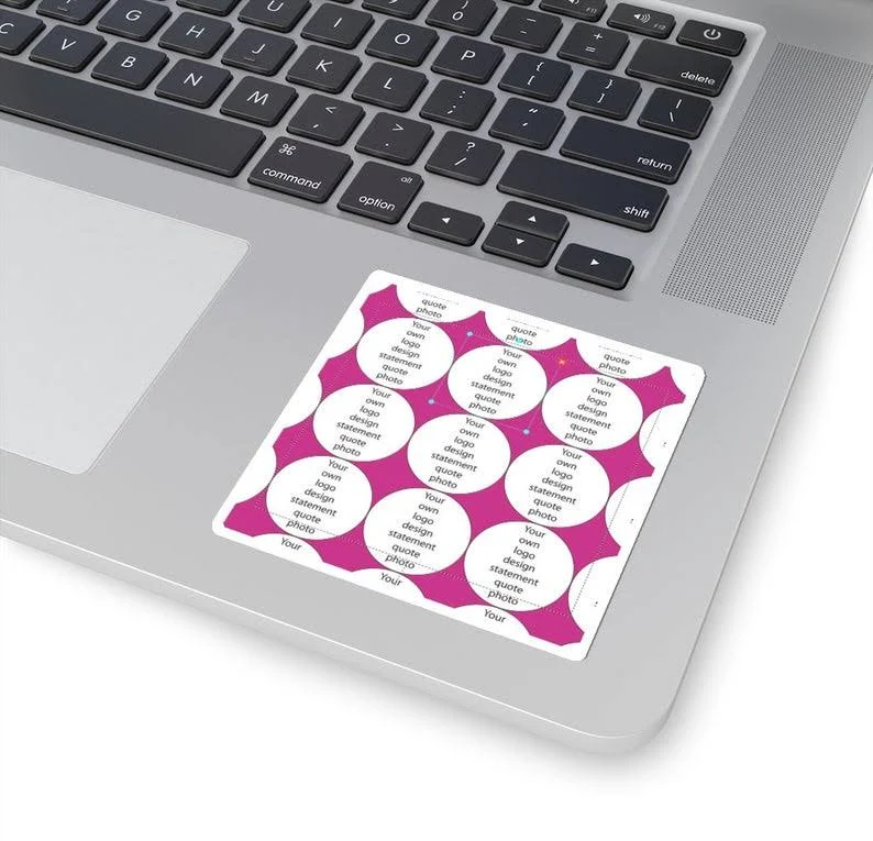 Personalized custom design your own Kiss-Cut Stickers