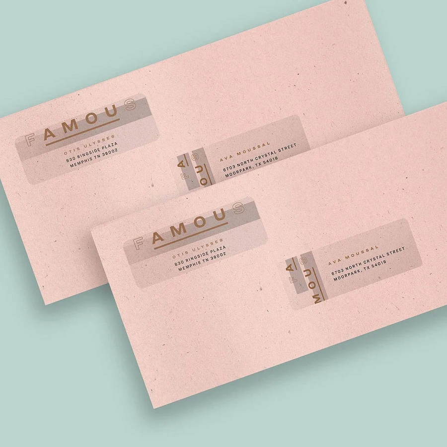 Avery? Custom Clear Rectangle Product Labels