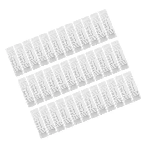 Yajisi 100pcs UHF Rfid Labels 860-960MHz Ur108 Chip Electronic Tag for Asset Management 73x20mm, White