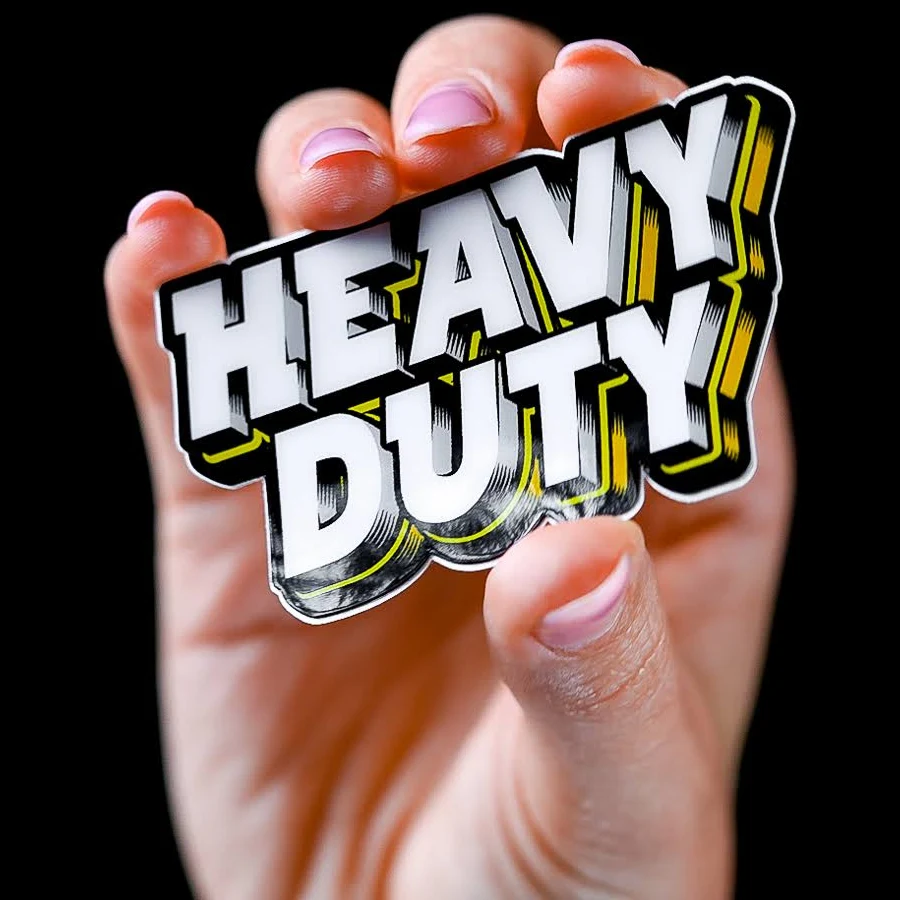 Custom Heavy Duty Stickers
