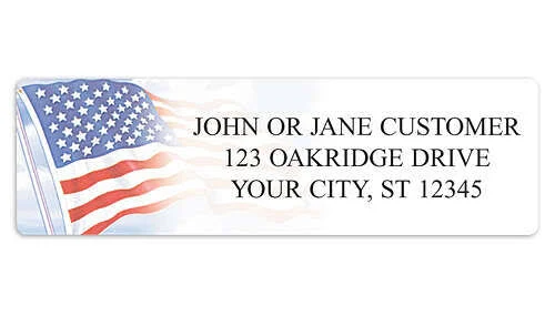 Old Glory Address Labels