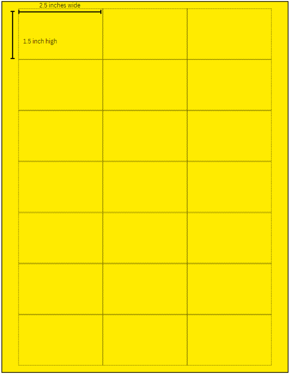 17LP Blank Laser Print Label