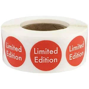 Limited Edition Stickers QTY 500 | Wholesale Labels | InStockLabels