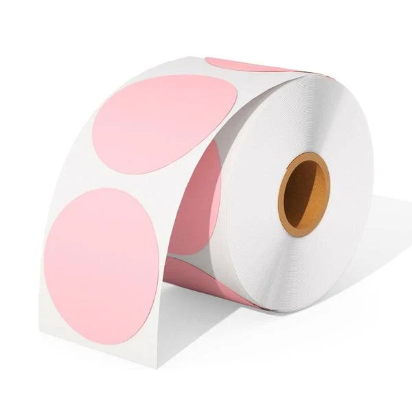 MUNBYN Circle Direct Thermal Sticker Labels