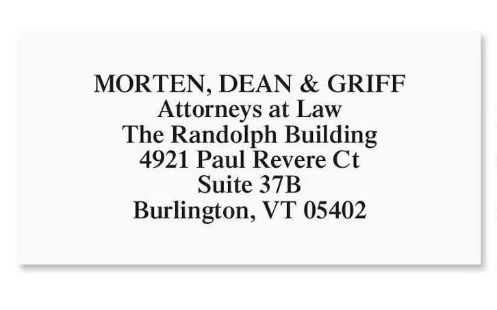Personalized White Premier Plus Self-Stick Address Labels-144 per Set