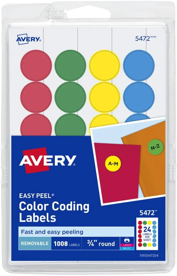 Avery Color- Coding Labels