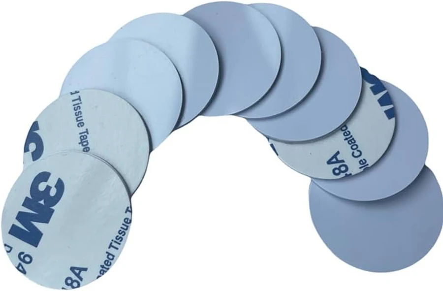 125khz T5577 Rfid Coin Tag With Adhesive Backing For Identity Key Tags