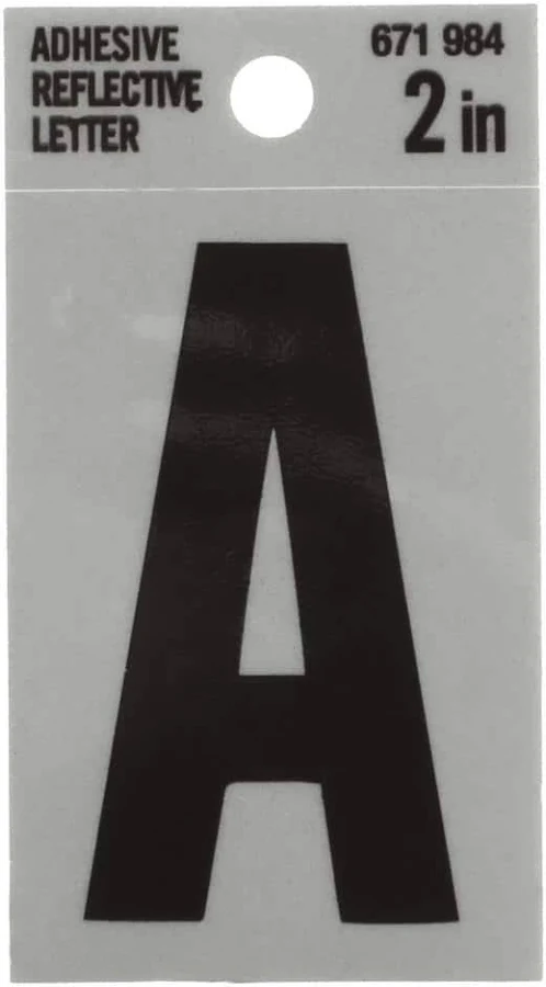 Everbilt Vinyl Reflective Letter