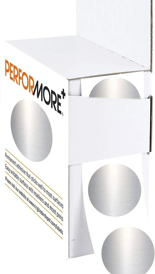 Performore 1 Inch Dot Matte Color Code Labels for Color Coding and Organization