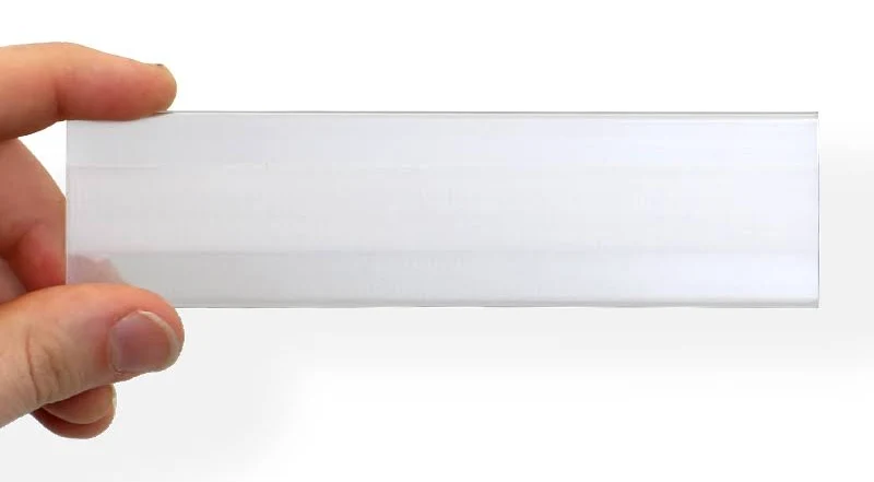 Holdex Self Adhesive Label Holders, 1-1/2" x 6" HOL·DEX Adhesive Label Holders, 12 Holders
