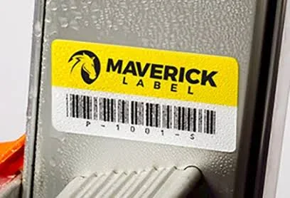 Maverick Label 100 High Quality Custom Printed Permanent Labels