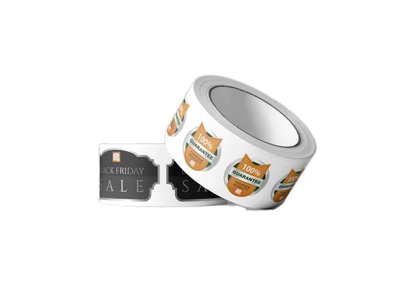 Silver Metallic Roll Labels