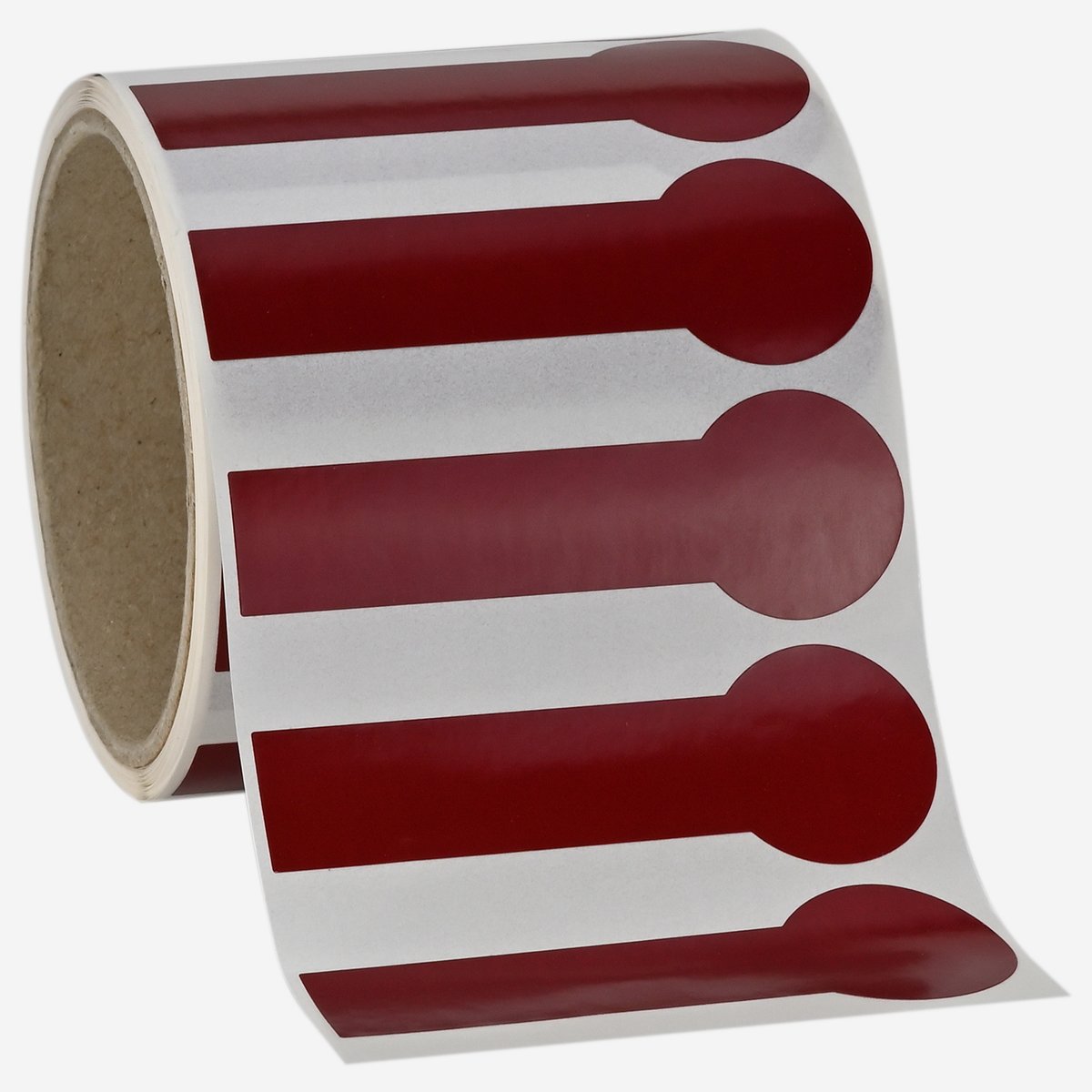 Label 28 x 85 mm, red