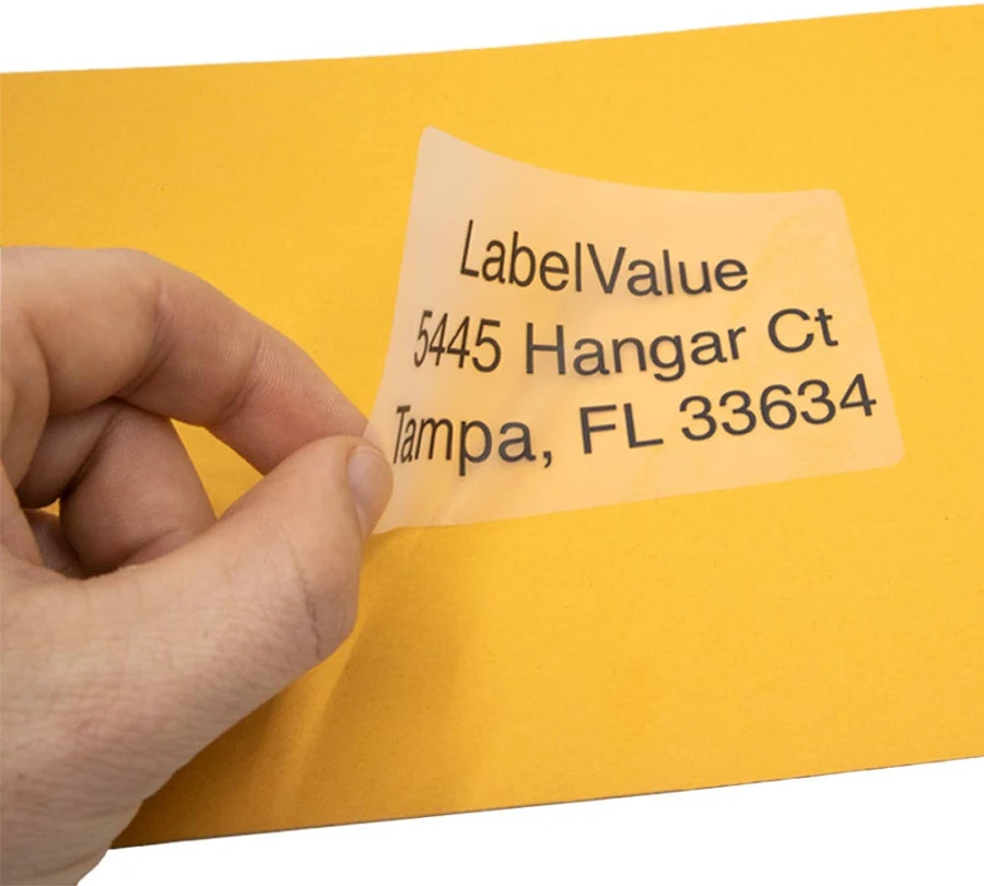 Dymo LV-30269 Clear Shipping Labels | Dymo Label Supplies From Label Value