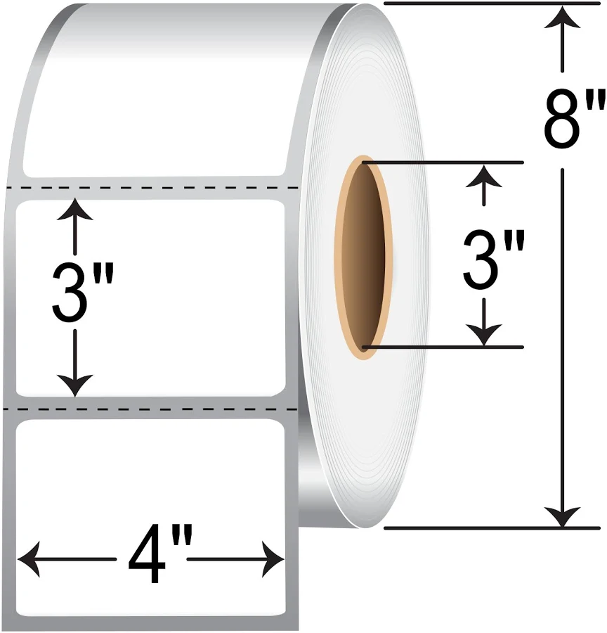 Zebra Direct Thermal Paper Label Z-Perform 1000D