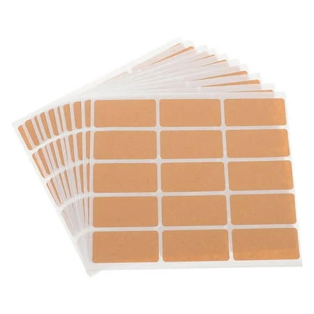 Amosfun 150Pcs Kraft Paper Label Stickers