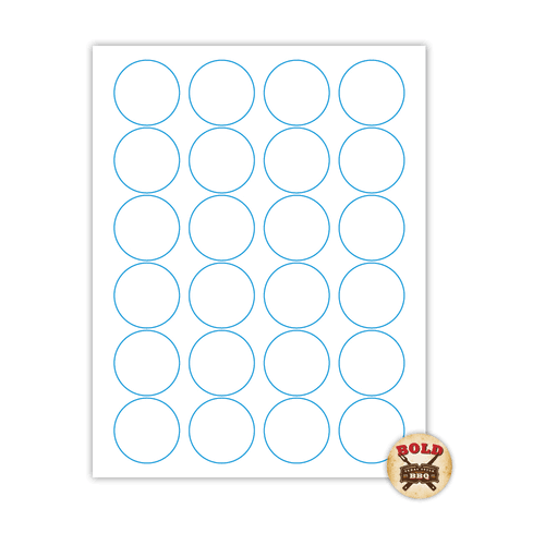 1.67" Circle Label