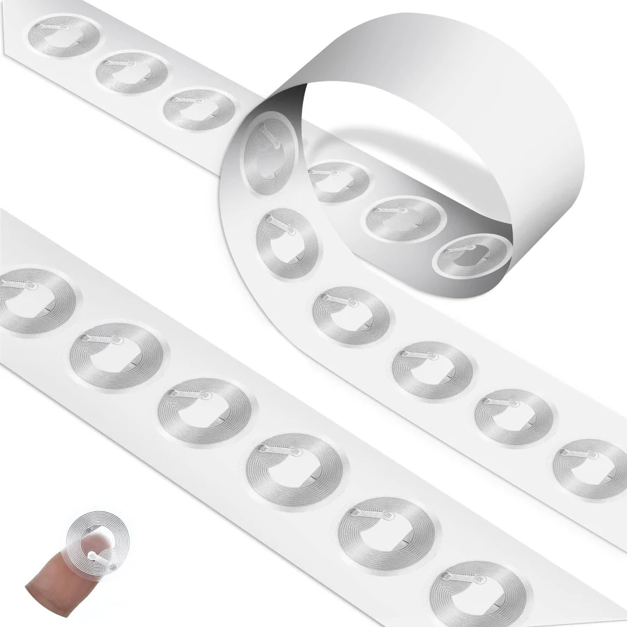 NFC Tag Stickers 25 mm NFC sticker Ntag213 NFC 213 Day Rewritable NFC Cards Programmable 144 Bytes Memory NFC chip NFC C
