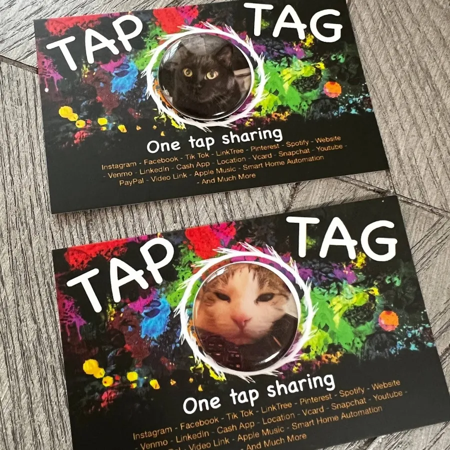 Tap Tag Custom Tap Sticky Tag Link to Review Site UPLOAD YOUR Design