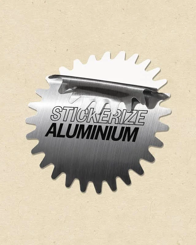 148x Custom Aluminum Stickers
