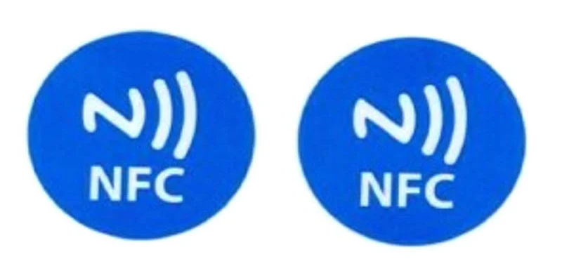 2 writable nfc tags compatible with windows phone, android and blackberry