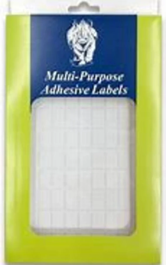 White Plain Self-Adhesive Labels