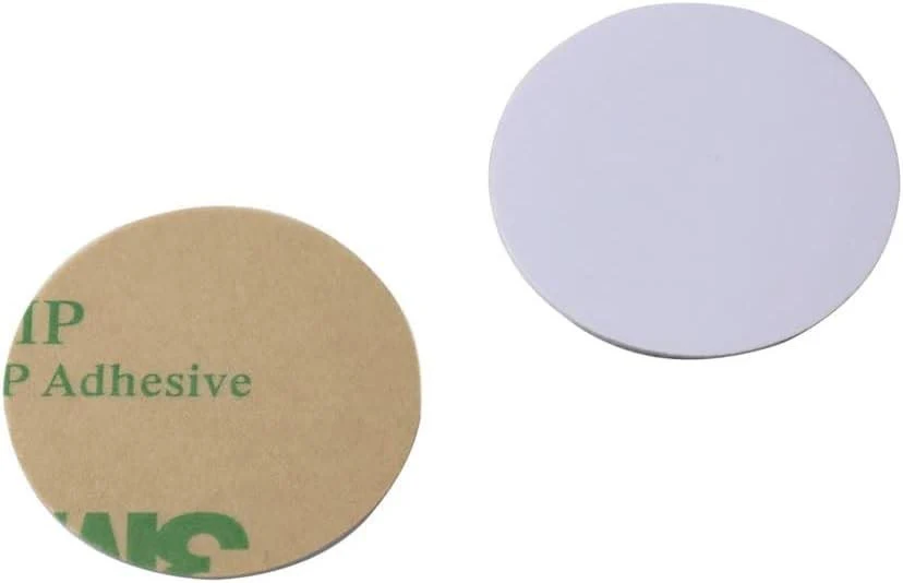10x Writable 125kHz RFID Stickers T5577 Coin Tag 25mm Adhesive Multicolor