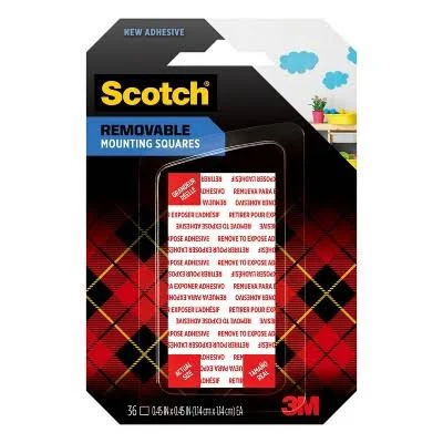 Scotch Removable Mounting Squares