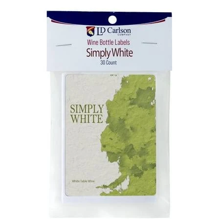 Home Brew Ohio Simply White Wine Labels