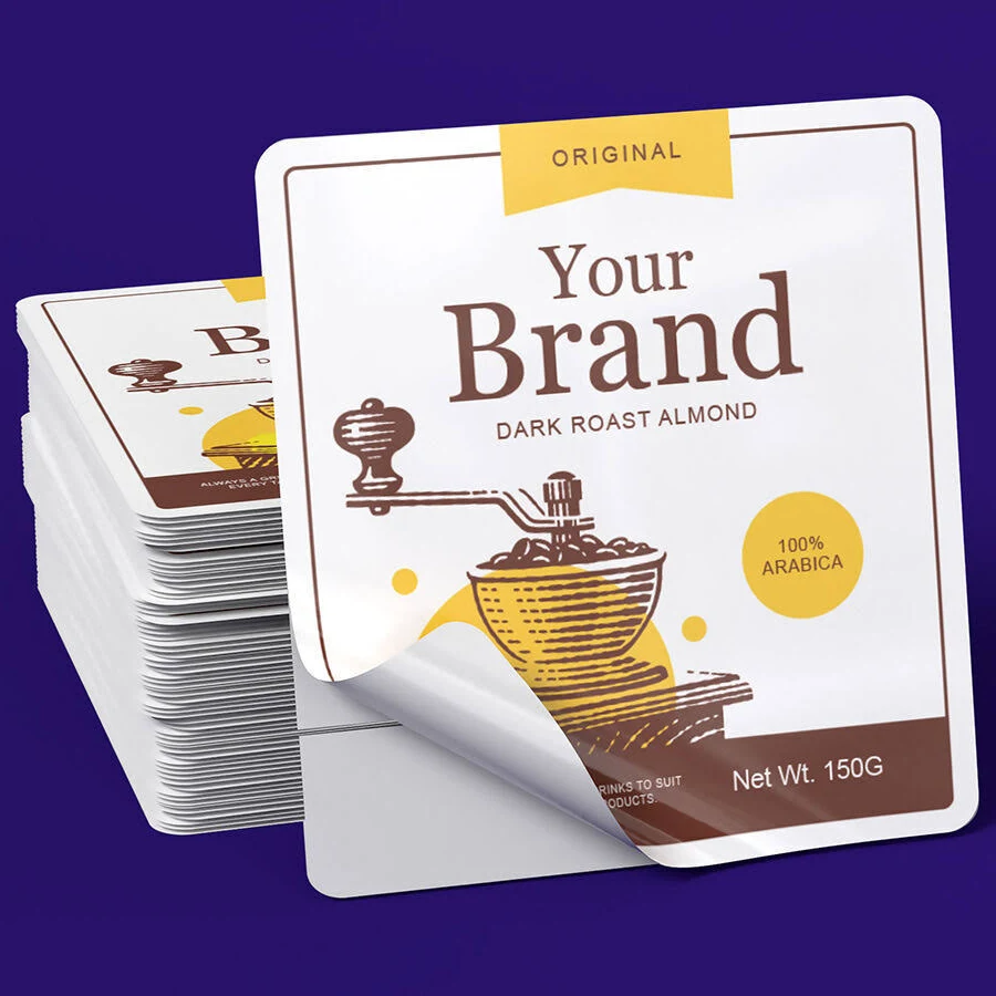 $0.03 Each Bulk Custom Labels - 1000pcs - Custom Printing