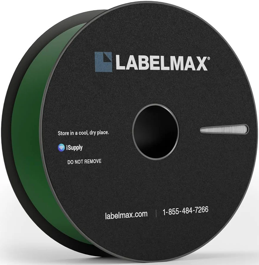 LabelMax 300Xi Model Indoor/Outdoor Label Supply 1.5 x 150' Dark Green