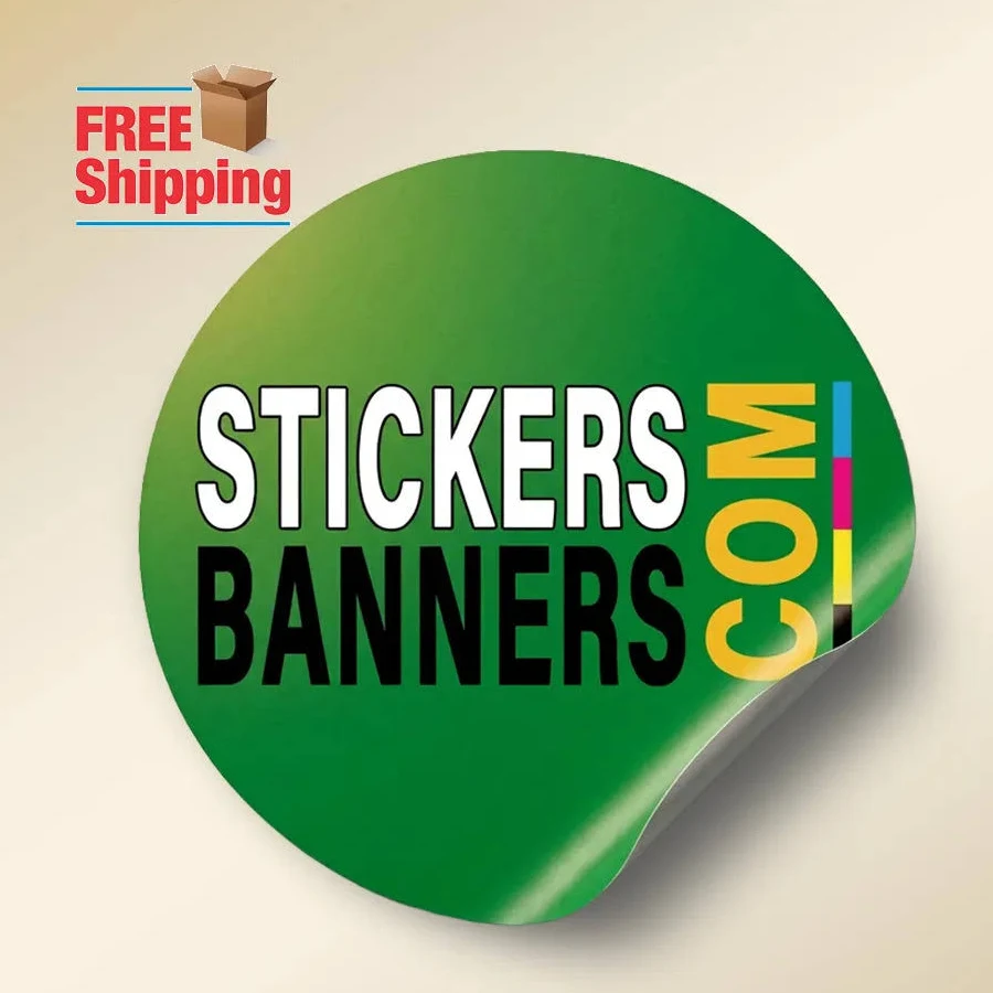 Round Stickers 3" Round / Oracal 4 mil Regular Vinyl