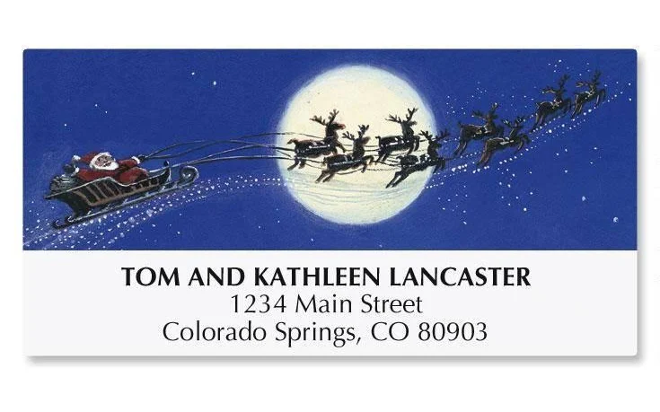 Christmas Dreams Deluxe Address Labels