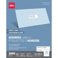 Office Depot Brand Inkjet/Laser Address Labels Rectangle