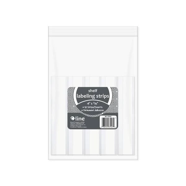 C Line Shelf Labeling Strips Side Load
