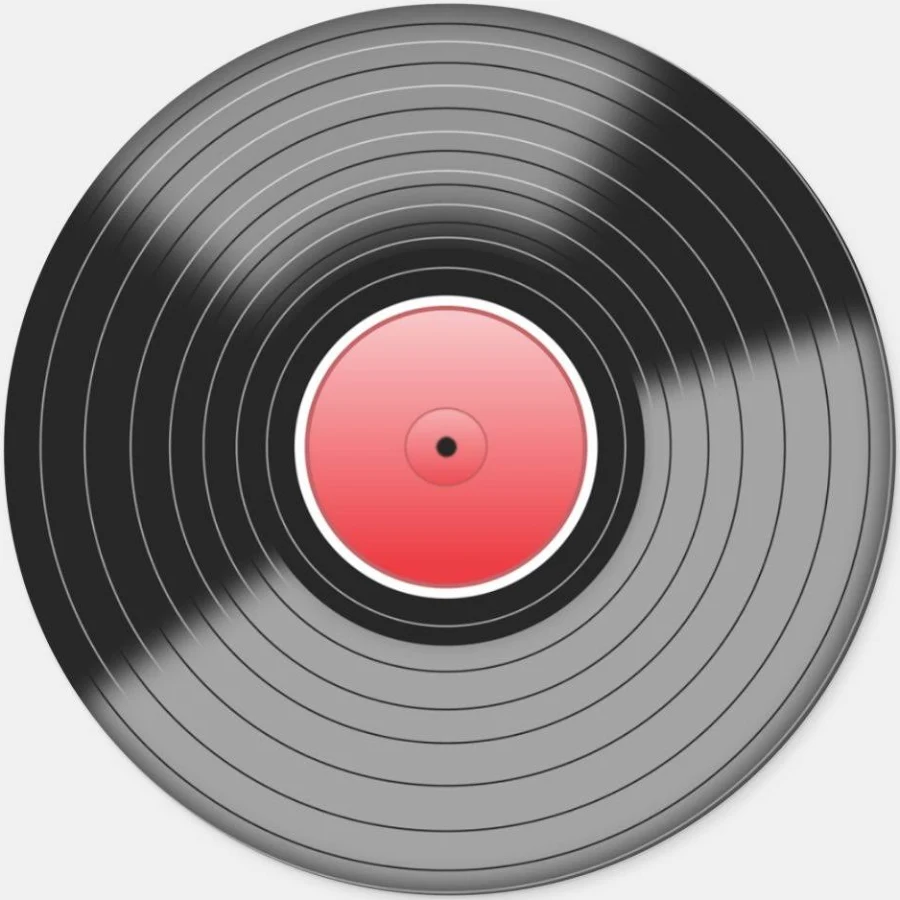 Classic Vinyl LP Record Sticker