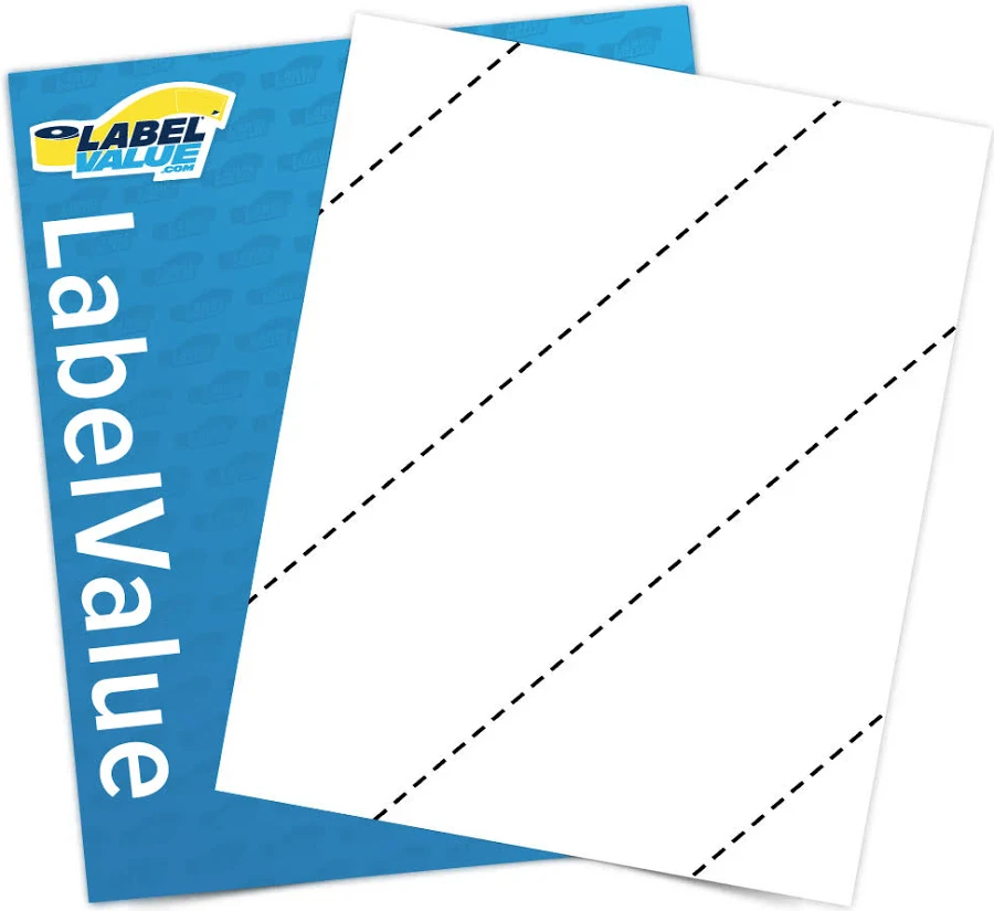 8.5” x 11” Full Sheet Labels for Stickers & Crafts – Inkjet & Laser Printer Compatible | Label Supplies From Label Value