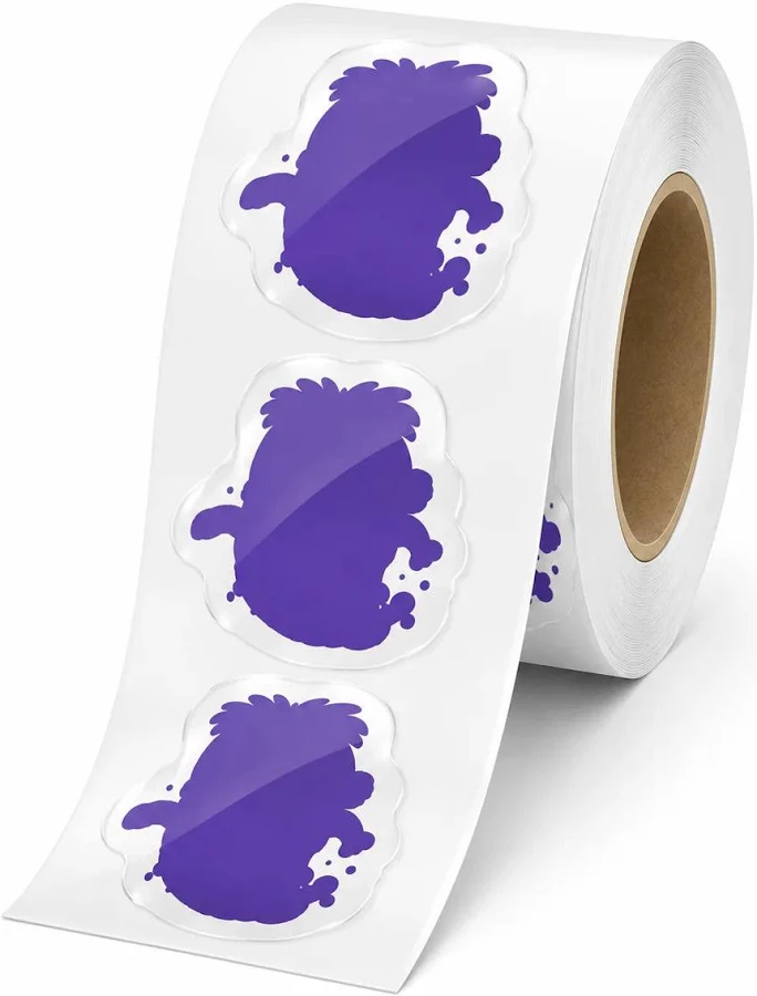 Clear Roll Labels