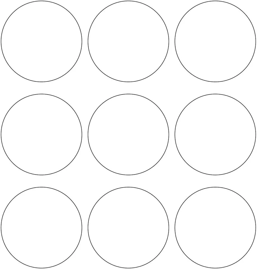 Custom 2.5" Circle Labels
