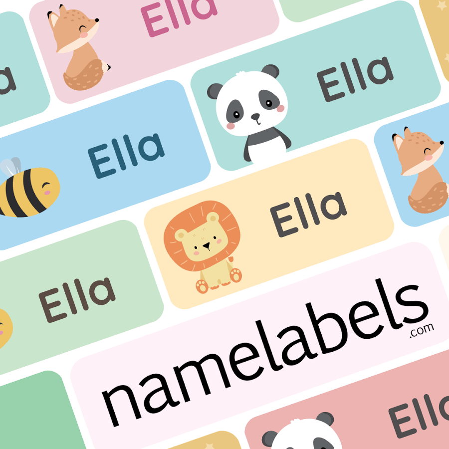 Name Labels Value Pack - Stick-On and Iron-On - 240 labels