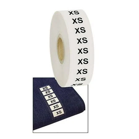 Wrap Around Clothing Size Labels Size
